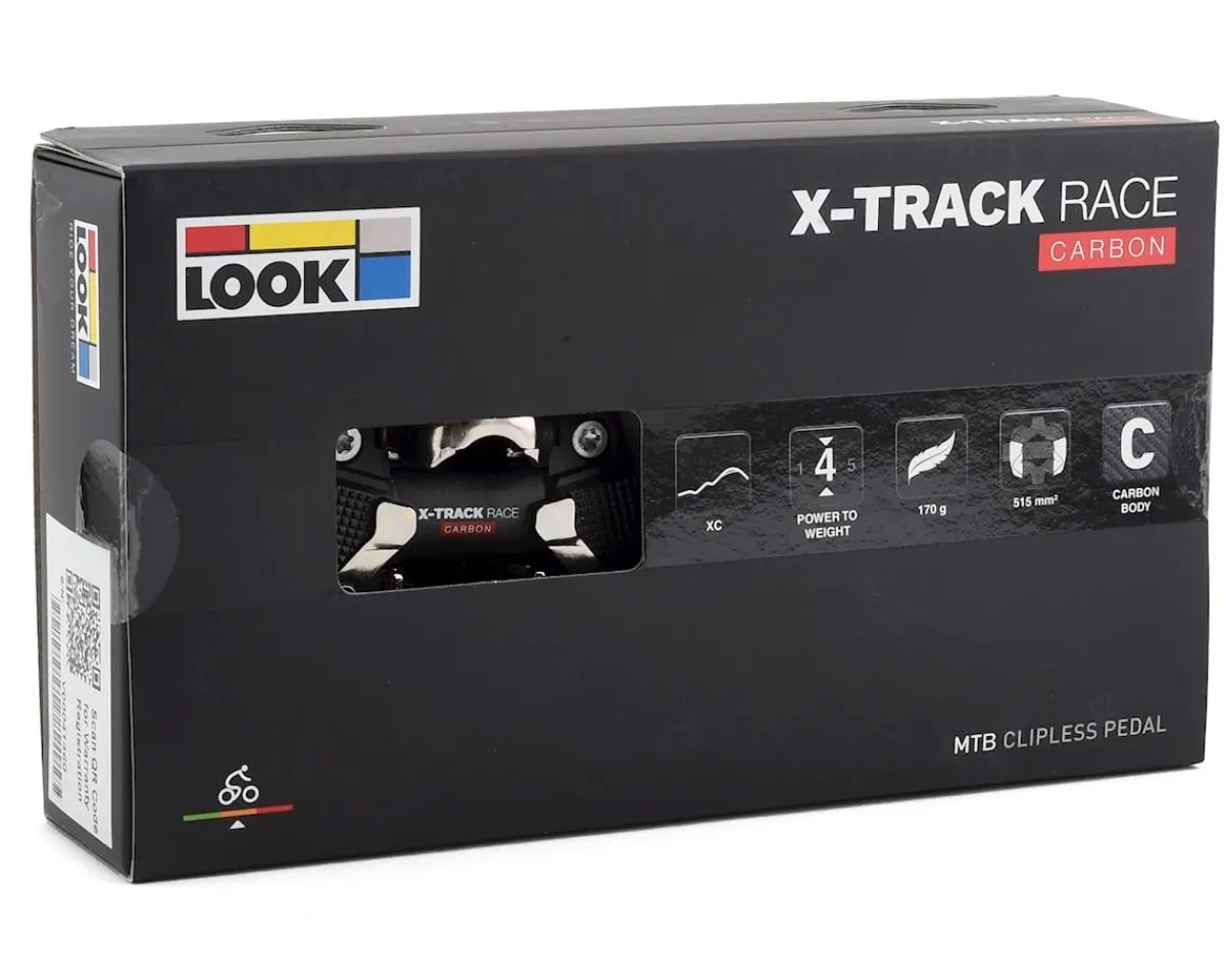 Look Pedals & Cleats|X-Track Race Carbon Pedals (Black)