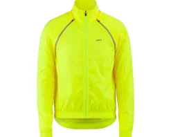 Louis Garneau Jackets & Vests|Clothing Sale|Men's Modesto Switch Jacket (Bright Yellow) (S)
