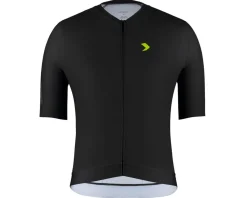 Louis Garneau Jerseys|Summer Essentials|Speed Evo Short Sleeve Jersey (Black/Lime) (S)