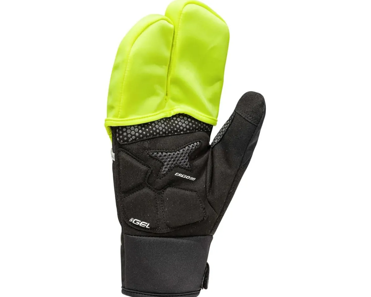 Louis Garneau Clothing Sale|Clothing Accessories|Super Prestige 3 Gloves (Black/Yellow) (S) (w/ Finger Covers)