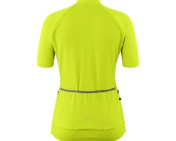Louis Garneau Women'S|High Vis & Reflective|Women's Beeze 4 Short Sleeve Jersey (Bright Yellow) (S)