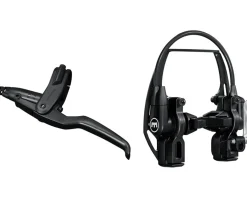 Magura Brakes|HS11 Linear Pull Brake & Lever (Black) (Front or Rear) (4-Finger Lever)