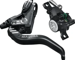 Magura Brakes|MT4 eSTOP Disc Brake & Lever (Black) (Front or Rear) (Hydraulic) (Post Mount)