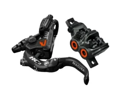 Magura Brakes|MT7 HC3 Disc Brake & Lever (Black/Orange) (Front or Rear) (Hydraulic) (Post Mount)