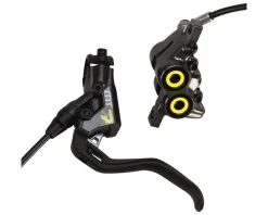 Magura Brakes|MT7 Next Hydraulic Disc Brake (Carbon/Yellow) (Post Mount) (Left or Right) (Caliper Included)
