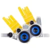 Magura Brakes|MT Trail SL Disc Brake Caliper (Chrome/Blue) (Front) (Post Mount) (4-Piston)