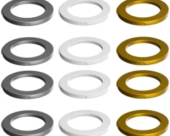 Magura Brakes|4-Piston Caliper Colored Cover Kit for One Caliper (White, Gold, Silver)