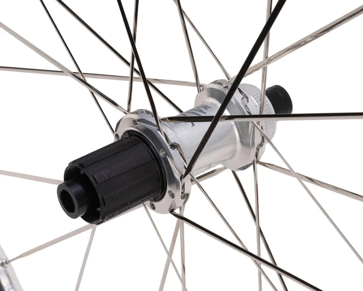 Mavic Wheels & Parts|Ksyrium SL Disc Heritage Road Wheel (Silver) (Shimano HG 11/12) (Pair) (12x100mm, 12x142mm) (700c) (Centerlock) (Tubeless)