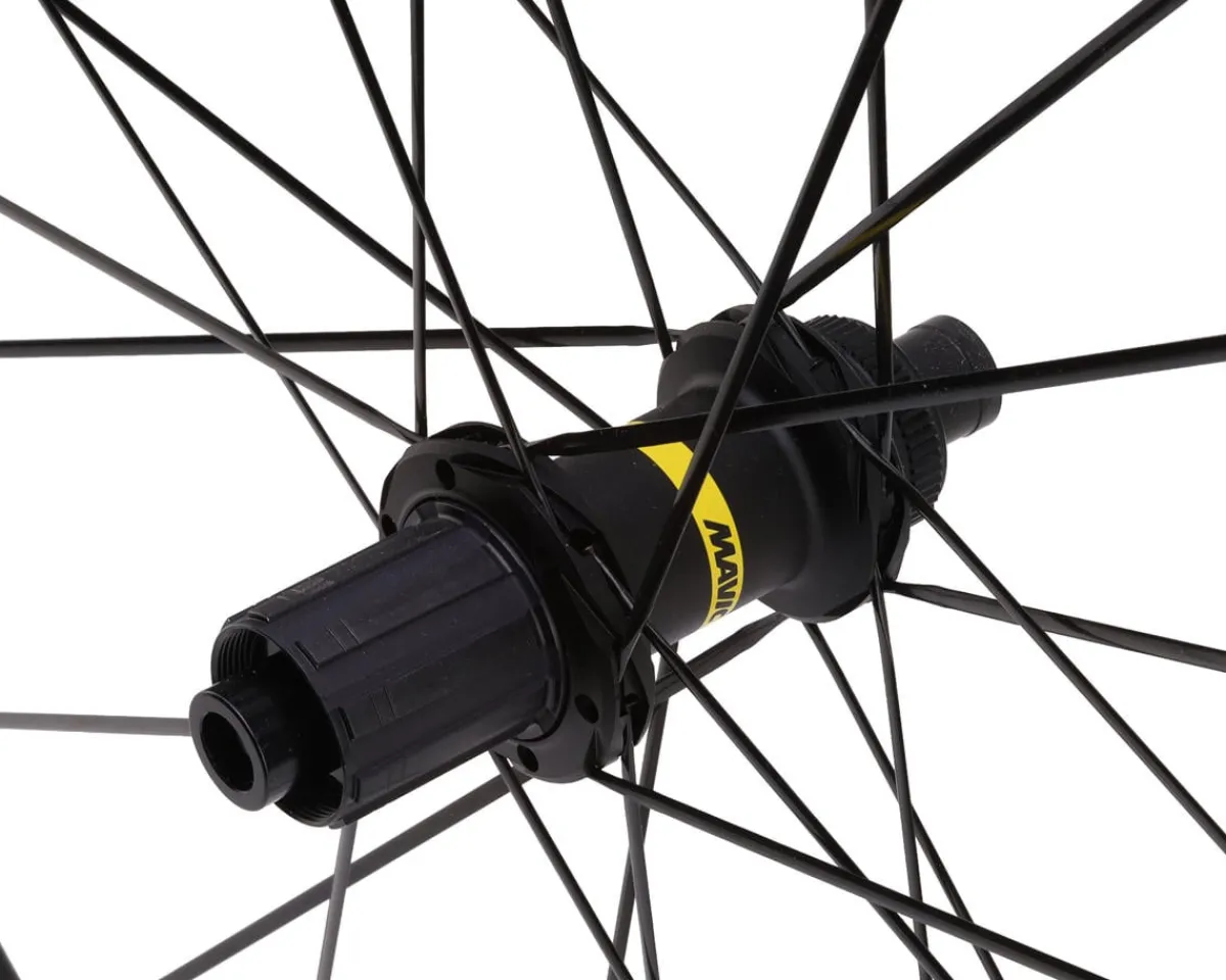 Mavic Wheels & Parts|Ksyrium SL Disc Road Wheelset (Black) (Shimano HG 11/12) (12x100mm, 12x142mm) (700c) (Centerlock) (Tubeless)