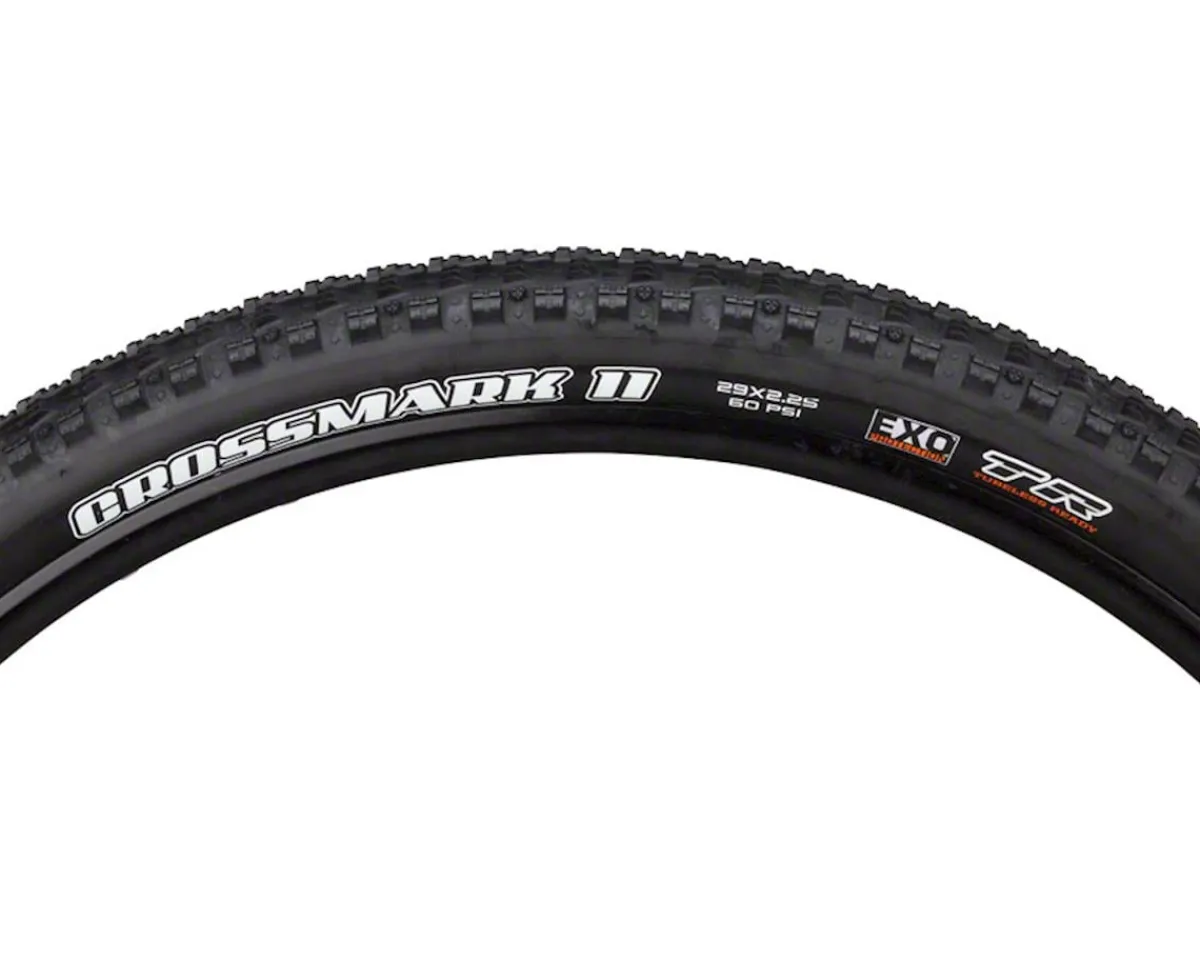 Maxxis Tires|Crossmark II Tubeless Mountain Tire (Black) (29") (2.25") (Dual/EXO)