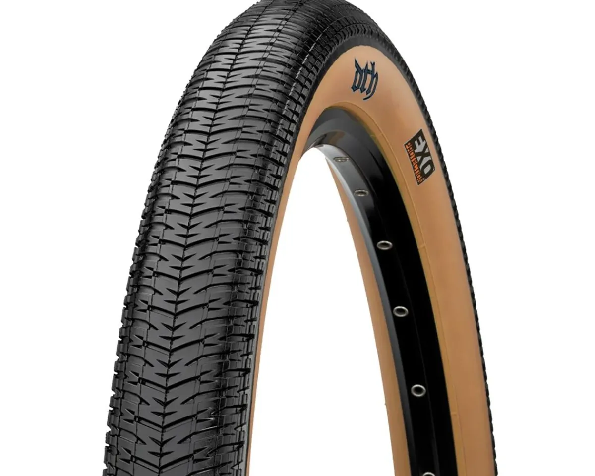 Maxxis Tires|DTH Street/DJ Tire (Black/Dark Tan Wall) (26") (2.15") (559 ISO) (Folding) (Single/EXO)