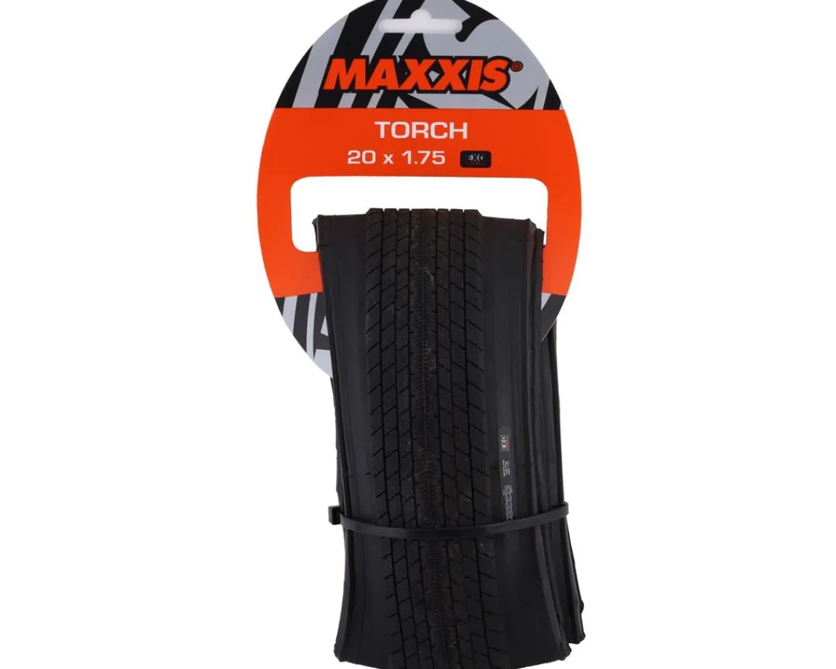 Maxxis Tires|Torch BMX Tire (Black) (Folding) (20") (1.75") (Dual/EXO) (406 ISO)