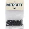Merritt Wheels & Parts|14G Alloy Nipples (Black) (Bag of 40)