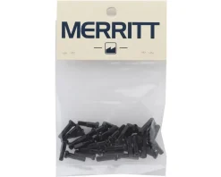 Merritt Wheels & Parts|14G Alloy Nipples (Black) (Bag of 40)