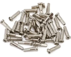 Merritt Wheels & Parts|14G Brass Nipples (Silver) (Bag of 40)
