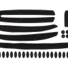 Met Helmets|Helmets|Estro/Veleno Pad Kit (Black) (Universal)