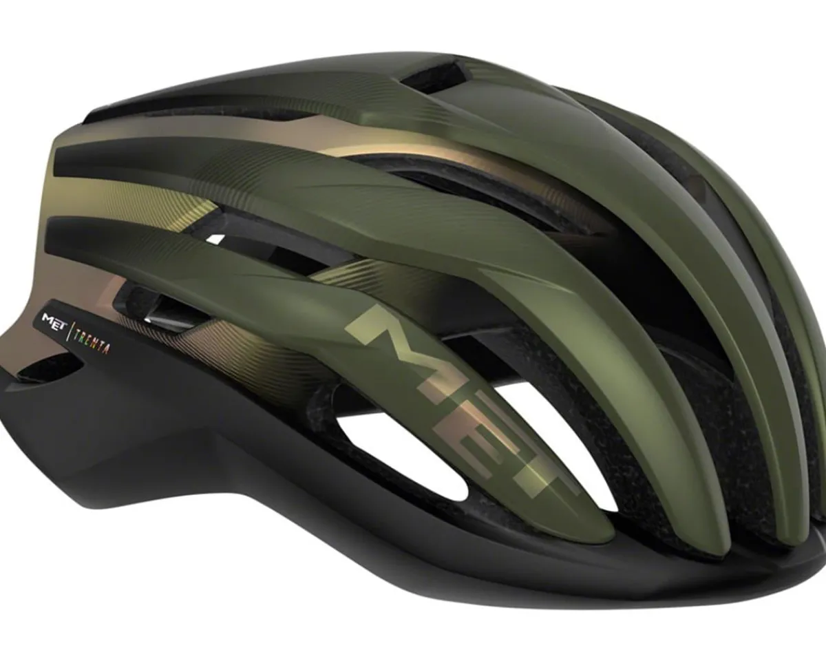 Met Helmets|Helmets|Trenta MIPS Road Hel (Matte Olive Iridescent) (L)