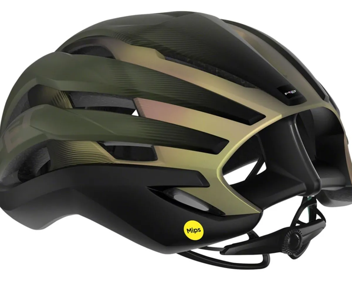 Met Helmets|Helmets|Trenta MIPS Road Hel (Matte Olive Iridescent) (L)