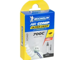 Michelin Holiday Shopping|Tubes|700c AirComp Ultra Light Inner Tube (Presta) (18 - 25mm) (60mm)