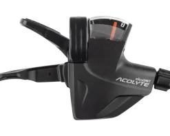 Microshift Shifters|Acolyte Quick Trigger Pro Shifter w/Gear Indicator (Black) (Right) (1 x 8 Speed)