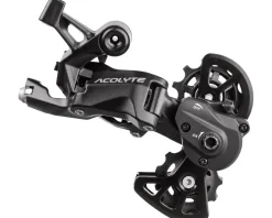 Microshift Derailleurs & Parts|Acolyte Super Short Rear Derailleur (Black) (1 x 8 Speed) (Short Cage) (w/ Clutch)