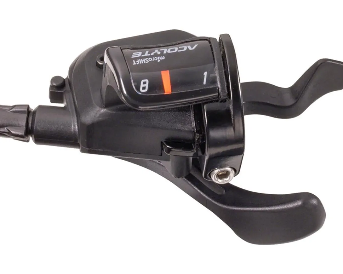 Microshift Shifters|Acolyte Trigger Shifter (Black) (Right) (1 x 8 Speed)
