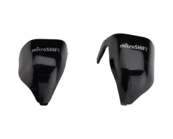 Microshift Shifters|External Routing Drop Bar Lever Caps (Black) (Pair)