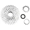 Microshift Cassettes|H100 Cassette (Silver) (10 Speed) (Shimano HG) (11-36T)