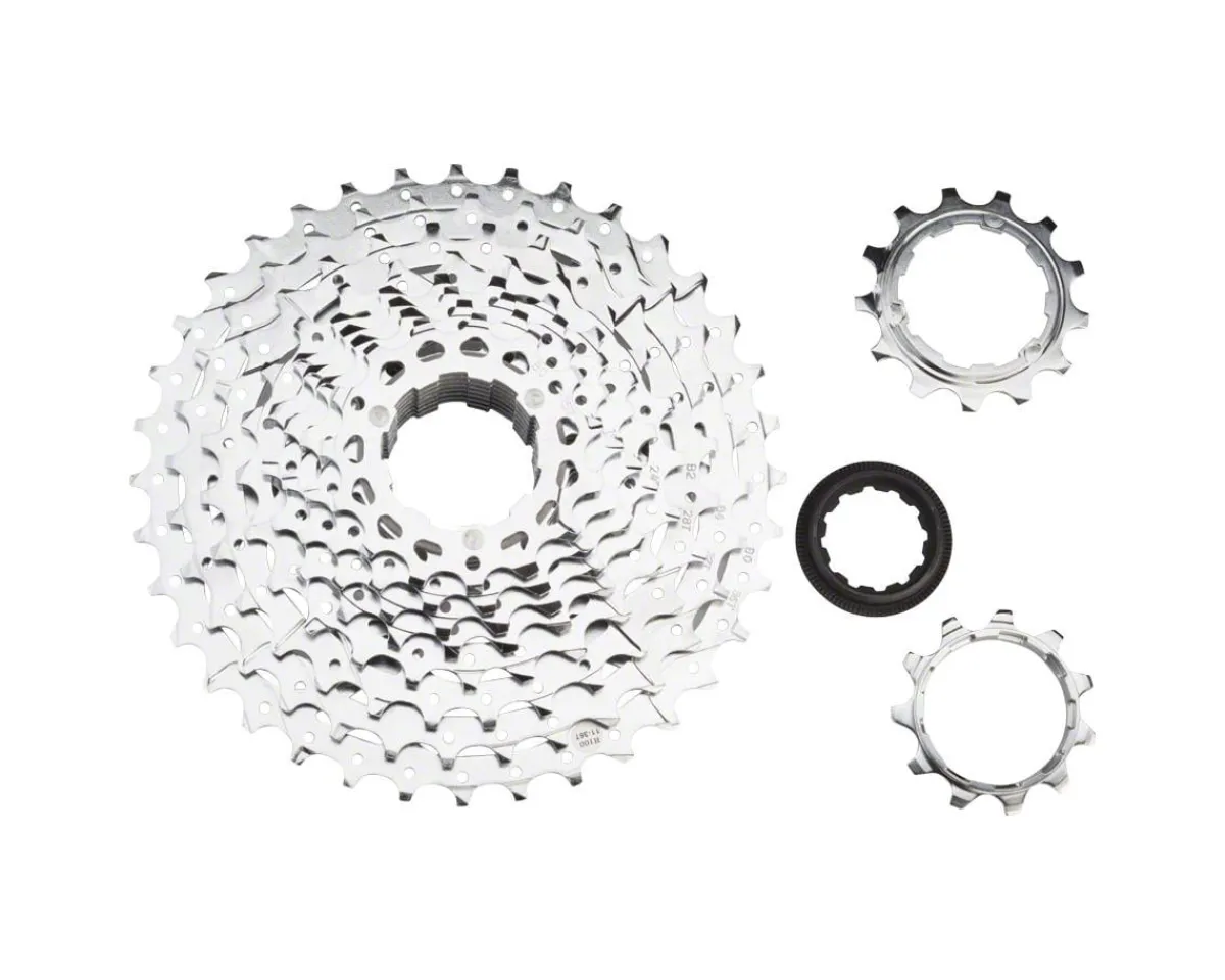 Microshift Cassettes|H100 Cassette (Silver) (10 Speed) (Shimano HG) (11-36T)