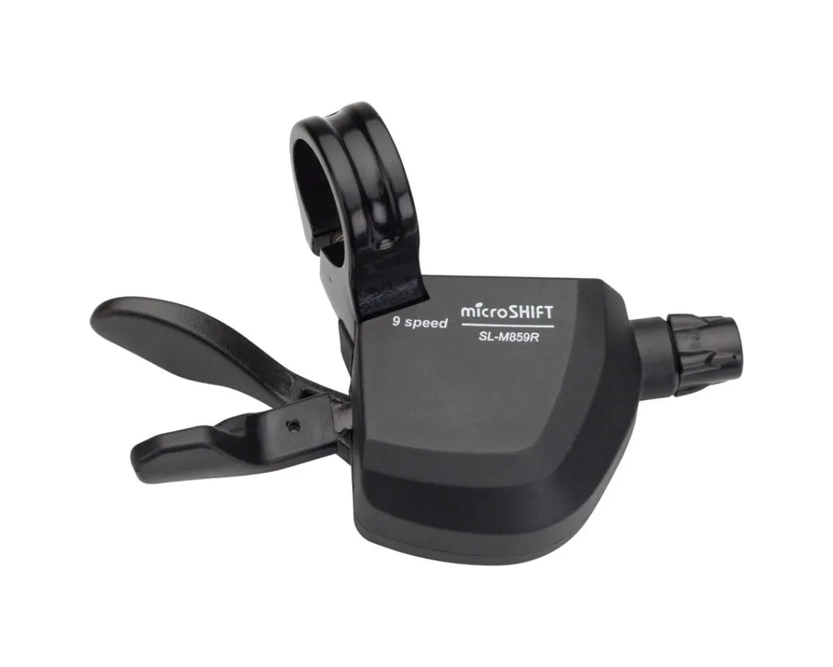Microshift Shifters|MarvoLT Xpress Trigger Shifters (Black) (Right) (9 Speed) (Shimano Compatible)