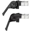 Microshift Shifters|Mountain Bar End Shifter Set (Black) (Pair) (2/3 x 10 Speed) (Shimano Compatible)