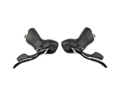 Microshift Brakes|Shifters|R10 Drop Bar Brake/Shift Levers (Black) (Standard Reach) (Pair) (2 x 10 Speed) (Shimano Compatible)