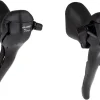 Microshift Brakes|Shifters|R7 Drop Bar Brake/Shifter Levers (Black) (Pair) (3 x 7 Speed) (Standard Reach) (Shimano Compatible)