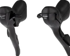 Microshift Brakes|Shifters|R7 Drop Bar Brake/Shifter Levers (Black) (Pair) (3 x 7 Speed) (Standard Reach) (Shimano Compatible)