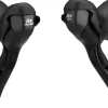 Microshift Brakes|Shifters|R8 Drop Bar Brake/Shift Levers (Black) (Pair) (2 x 8 Speed) (Shimano Compatible)