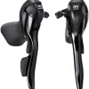Microshift Brakes|Shifters|R9 Drop Bar Brake/Shift Levers (Black) (Pair) (2 x 9 Speed) (Shimano Compatible)