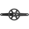 Microshift Cranksets & Parts|Sword Black 1x Crankset (Black) (1 x 9/10 Speed) (Square Taper) (165mm) (40T)