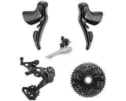 Microshift Groupsets|Sword Black 2x Speed Groupset (2 x 9 Speed) (11-38T) (Braze-on)
