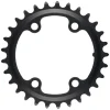 Microshift Chainrings & Accessories|Sword/Sword Black Chainrings (Black) (9/10 Speed) (Inner) (29T) (80/110mm Asymmetic BCD)