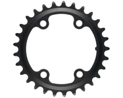 Microshift Chainrings & Accessories|Sword/Sword Black Chainrings (Black) (9/10 Speed) (Inner) (29T) (80/110mm Asymmetic BCD)