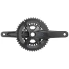 Microshift Cranksets & Parts|Sword 2x Crankset (Black) (10 Speed) (24mm Spindle) (165mm) (46/29T)