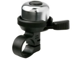 Mirrycle Mounts & Handlebar Accessories|Incredibell Brass Duet Bicycle Bell (Silver)
