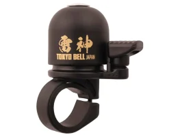 Mirrycle Mounts & Handlebar Accessories|Incredibell Raijin Brass Bell (Matte Black)