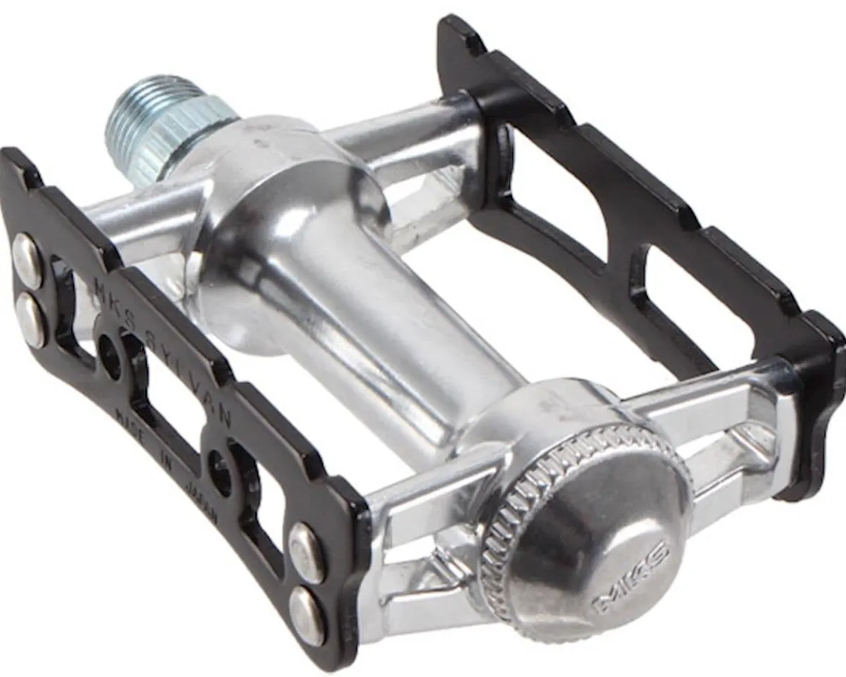 MKS Pedals & Cleats|Sylvan Track Pedals (Black/Silver)