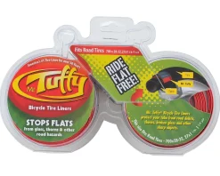 Mr Tuffy Tire & Tube Accessories|Tire Liners (Red) (27 x 1 1/8 - 1/4") (700c x 28-32mm) (Pair)