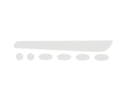 MSW Frame Protection & Decals|Dimension Chainstay Protector & Frame Dots (Clear)