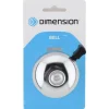 MSW Mounts & Handlebar Accessories|Dimension Classic Bell (Chrome) (w/ Crown Emblem)