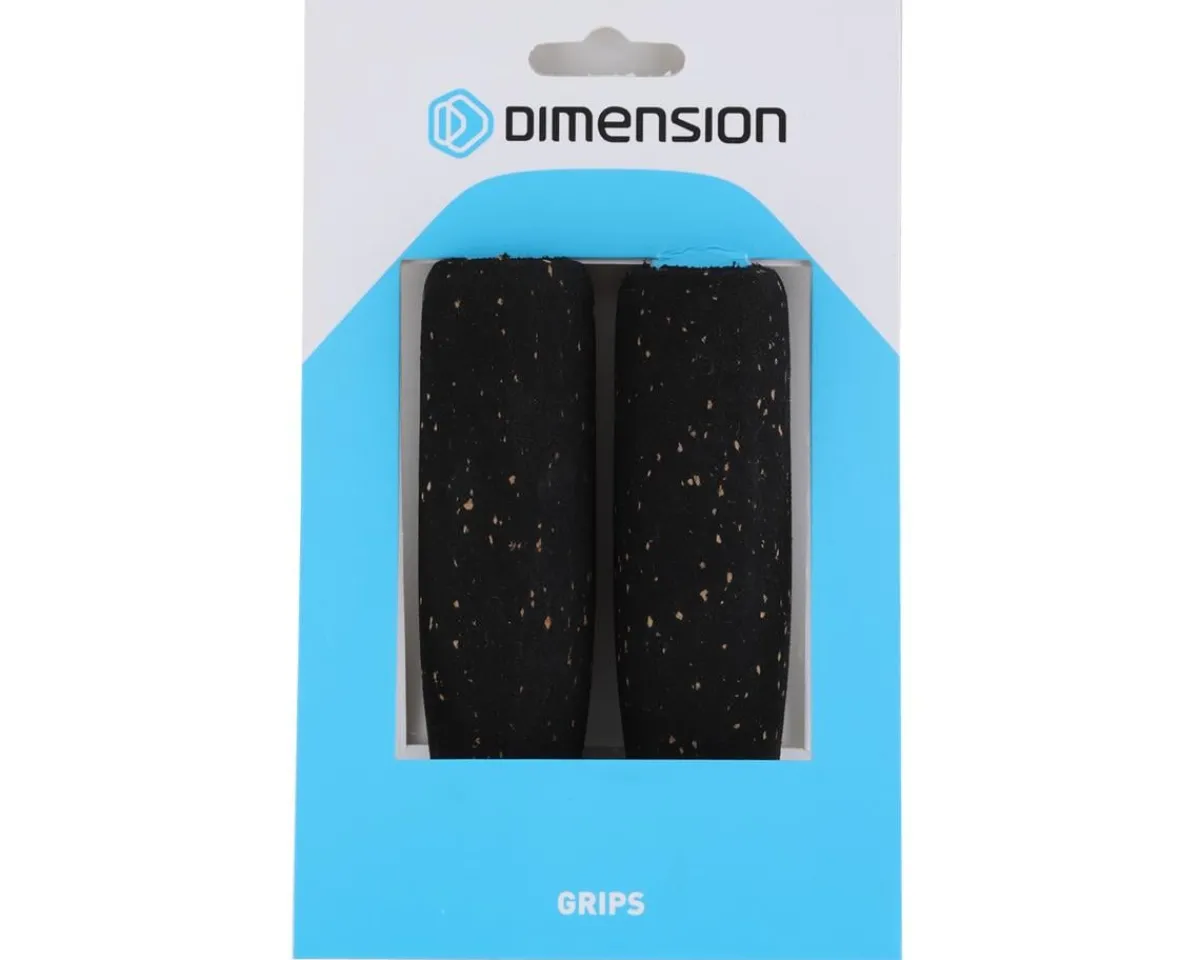 MSW Grips & Handlebar Tape|Dimension Cork Mountain Grips (Black) (125mm)