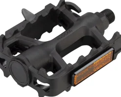 MSW Pedals & Cleats|Dimension Mountain Basic Heavy-Duty Pedals (Black) (Plastic) (1/2")