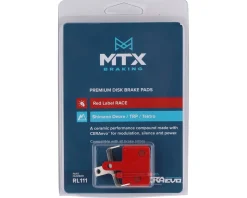 MTX Braking Brakes|Holiday Shopping|Red Label RACE Disc Brake Pads (Ceramic) (Shimano Deore) (1 Pair)